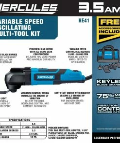 Budget 👍 Hot Sale 🎁 HERCULES 3.5 Amp Variable Speed Oscillating Multi-Tool 🔔 👏 17 Budget 👍 Hot Sale 🎁 HERCULES 3.5 Amp Variable Speed Oscillating Multi-Tool 🔔 👏 -Hercules Sales Store 56214 W2SS