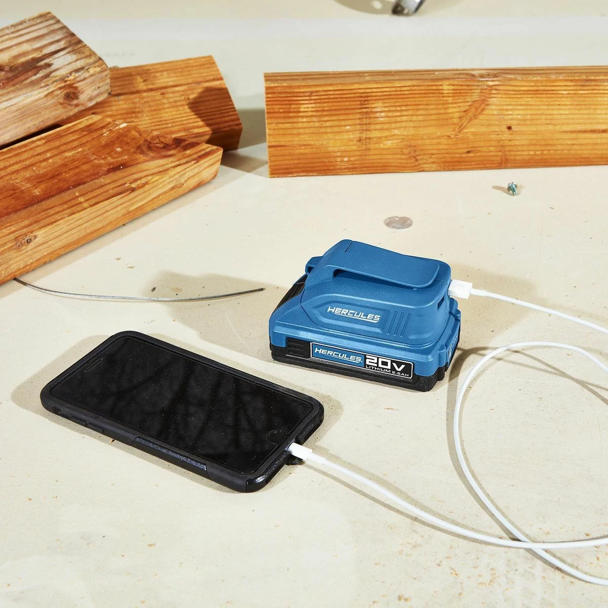 Budget 🥰 Promo 🌟 HERCULES 20V Lithium-Ion USB Power Source Battery Adapter – Tool Only 🔥 ⭐ 8 Budget 🥰 Promo 🌟 HERCULES 20V Lithium-Ion USB Power Source Battery Adapter – Tool Only 🔥 ⭐ - Image 6