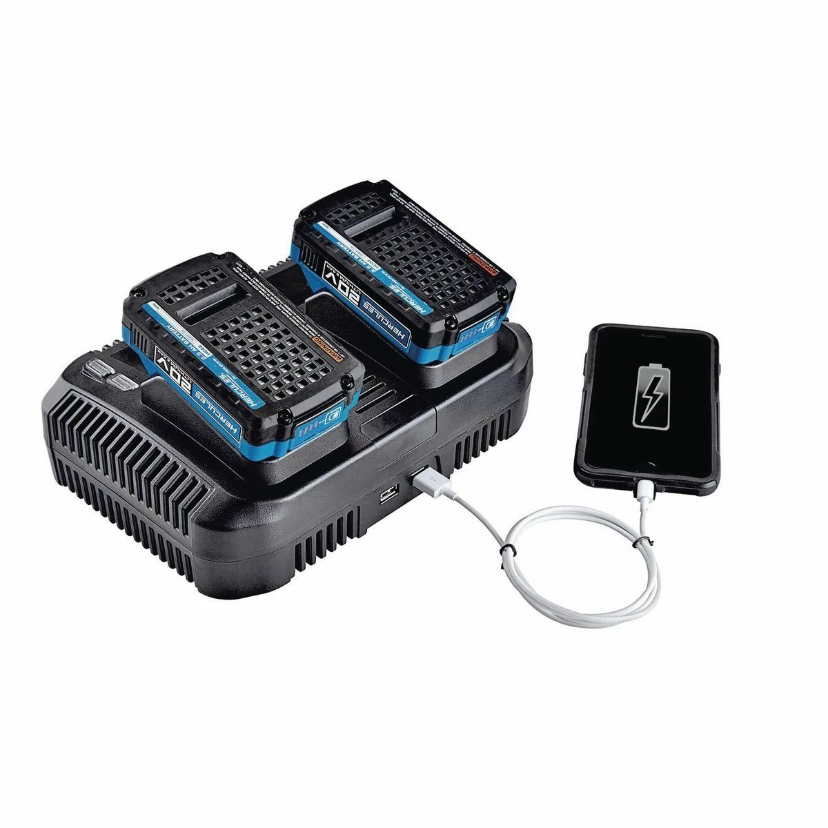 Best deal ⭐ Cheap ⌛ HERCULES 20V/12V Lithium-Ion Multi-Voltage Dual Port Fast Charger with Dual USB ⭐ ✨ 3 Best deal ⭐ Cheap ⌛ HERCULES 20V/12V Lithium-Ion Multi-Voltage Dual Port Fast Charger with Dual USB ⭐ ✨