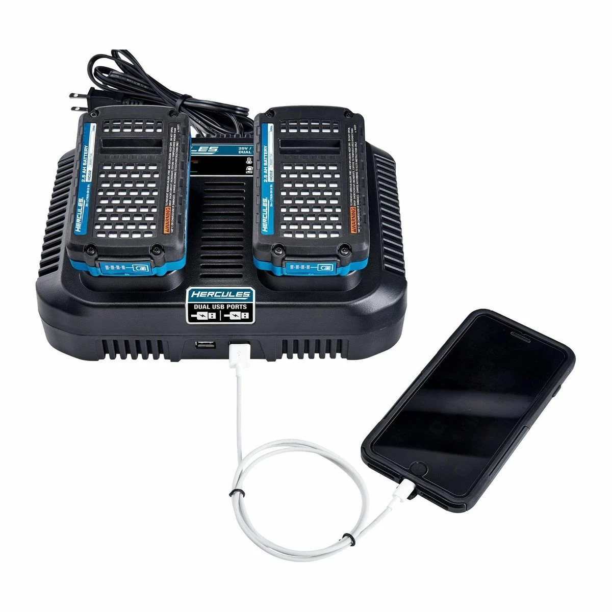 Best deal ⭐ Cheap ⌛ HERCULES 20V/12V Lithium-Ion Multi-Voltage Dual Port Fast Charger with Dual USB ⭐ ✨ 9 Best deal ⭐ Cheap ⌛ HERCULES 20V/12V Lithium-Ion Multi-Voltage Dual Port Fast Charger with Dual USB ⭐ ✨ - Image 7