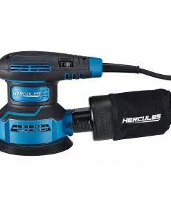 Discount ⭐ Brand new 💯 HERCULES 3 Amp 5 in. Random Orbital Palm Sander with Soft Start ⌛ 🔔 -Hercules Sales Store 56458 W4