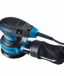 Discount ⭐ Brand new 💯 HERCULES 3 Amp 5 in. Random Orbital Palm Sander with Soft Start ⌛ 🔔 -Hercules Sales Store 56458 W6