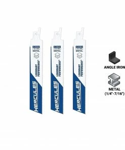 Discount โ Flash Sale ๐งจ HERCULES 6 in. 14 TPI Bi-Metal Reciprocating Saw Blades, 3 Pk. ๐ ๐ 10 Discount โ Flash Sale ๐งจ HERCULES 6 in. 14 TPI Bi-Metal Reciprocating Saw Blades, 3 Pk. ๐ ๐ -Hercules Sales Store 56484 W21