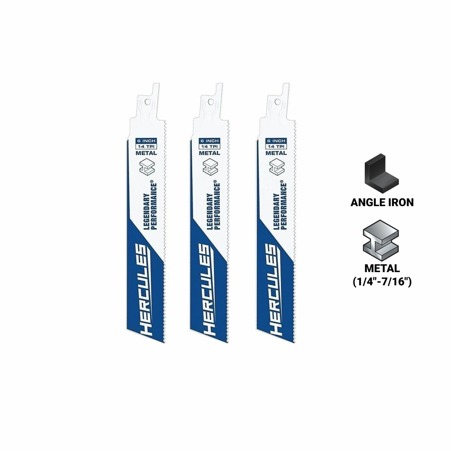 Discount โ Flash Sale ๐งจ HERCULES 6 in. 14 TPI Bi-Metal Reciprocating Saw Blades, 3 Pk. ๐ ๐ 5 Discount โ Flash Sale ๐งจ HERCULES 6 in. 14 TPI Bi-Metal Reciprocating Saw Blades, 3 Pk. ๐ ๐ - Image 3