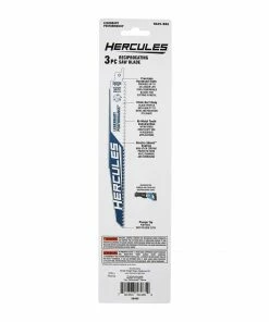 Budget ๐งจ Best Sale ๐ HERCULES 9 in. 5 TPI Demo Duty Bi-Metal Reciprocating Saw Blades, 3 Pk. ๐ โจ 12 Budget ๐งจ Best Sale ๐ HERCULES 9 in. 5 TPI Demo Duty Bi-Metal Reciprocating Saw Blades, 3 Pk. ๐ โจ -Hercules Sales Store 56485 W5