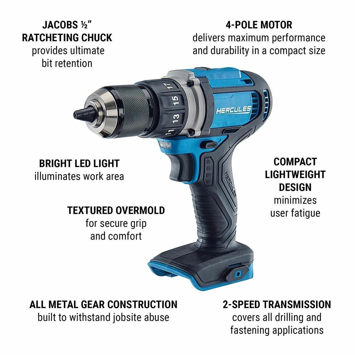 Best deal ๐ Best Sale โจ HERCULES 20V Cordless 1/2 in. Compact Drill/Driver - Tool Only โค๏ธ ๐ 7 Best deal ๐ Best Sale โจ HERCULES 20V Cordless 1/2 in. Compact Drill/Driver - Tool Only โค๏ธ ๐ - Image 5