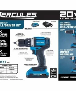 Best deal ๐ Best Sale โจ HERCULES 20V Cordless 1/2 in. Compact Drill/Driver - Tool Only โค๏ธ ๐ 30 Best deal ๐ Best Sale โจ HERCULES 20V Cordless 1/2 in. Compact Drill/Driver - Tool Only โค๏ธ ๐ -Hercules Sales Store 56534 W9 1