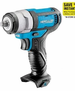 Deals ๐ฏ Best deal โ HERCULES 12V Cordless 3/8 in. Compact Impact ๐ง ๐ง Wrench, Blue - Tool Only ๐ ๐ฏ