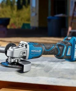 Budget ✨ Wholesale 😉 HERCULES 20V Brushless Cordless 4-1/2 in. / 5 in. Slide Switch Angle Grinder - Tool Only 🔥 😀 30 Budget ✨ Wholesale 😉 HERCULES 20V Brushless Cordless 4-1/2 in. / 5 in. Slide Switch Angle Grinder - Tool Only 🔥 😀 -Hercules Sales Store 56903 W12