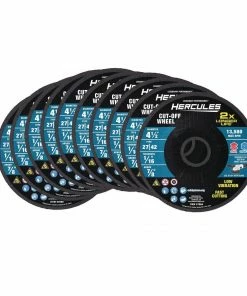 Top 10 โค๏ธ Deals ๐ HERCULES 4-1/2 in. x 1/16 in. x 7/8 in. Type 27/42 Metal Cut-off Wheel 10 Pk. ๐ ๐