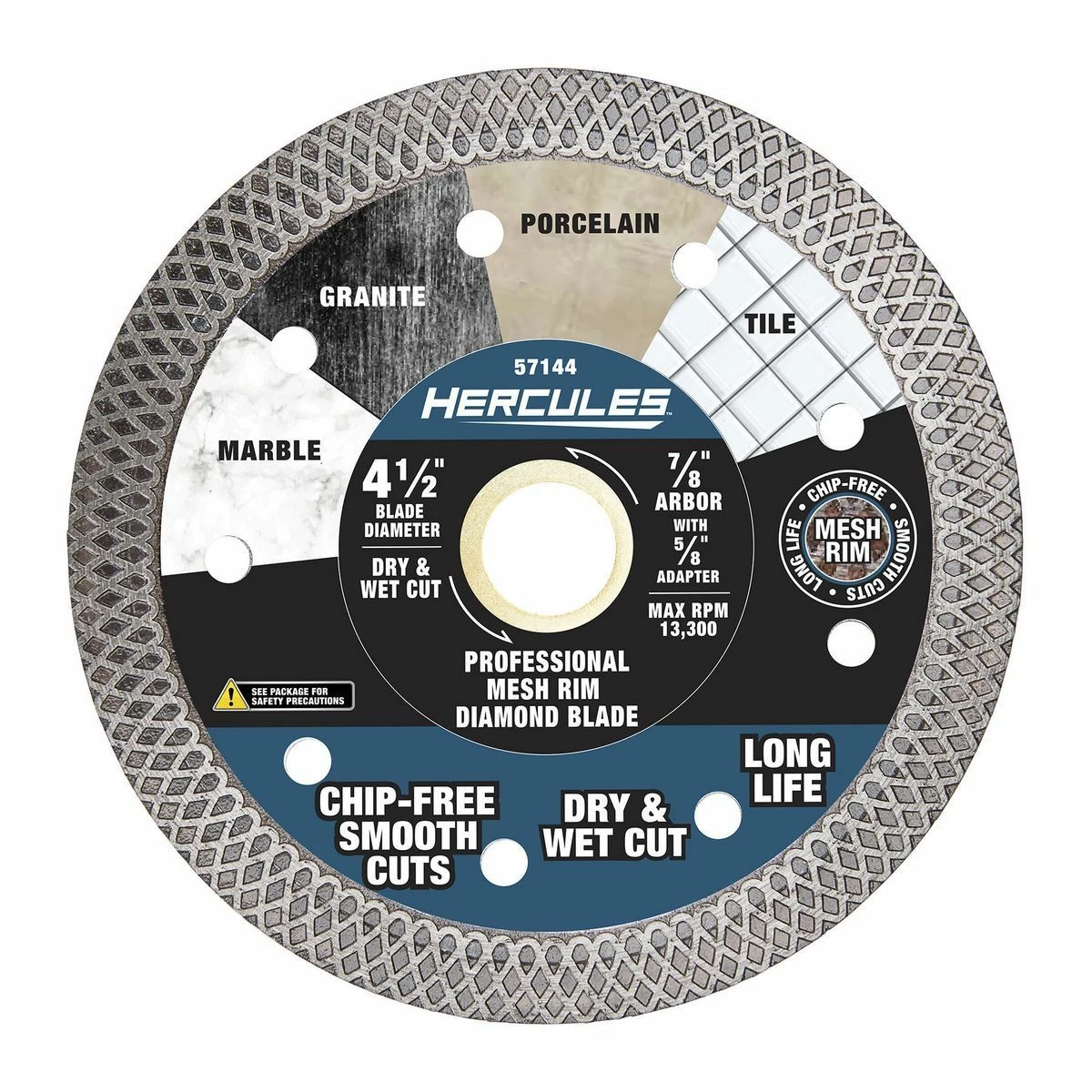 Brand new βοΈ Best Sale β¨ HERCULES 4-1/2 in. Professional Continuous Rim Blade with Mesh Rim 𧨠π 4 Brand new βοΈ Best Sale β¨ HERCULES 4-1/2 in. Professional Continuous Rim Blade with Mesh Rim 𧨠π - Image 2