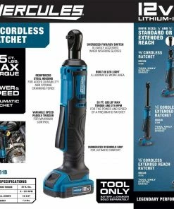 New ๐ Best deal ๐ HERCULES 12V Cordless 1/4 in. Ratchet - Tool Only ๐ฏ โญ 17 New ๐ Best deal ๐ HERCULES 12V Cordless 1/4 in. Ratchet - Tool Only ๐ฏ โญ -Hercules Sales Store 57248 W2SS