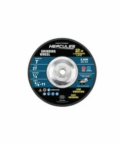 Deals ๐ Brand new ๐ HERCULES 7 in. x 1/4 in. x 5/8 in.-11 Type 27 Metal Grinding Wheel ๐ ๐