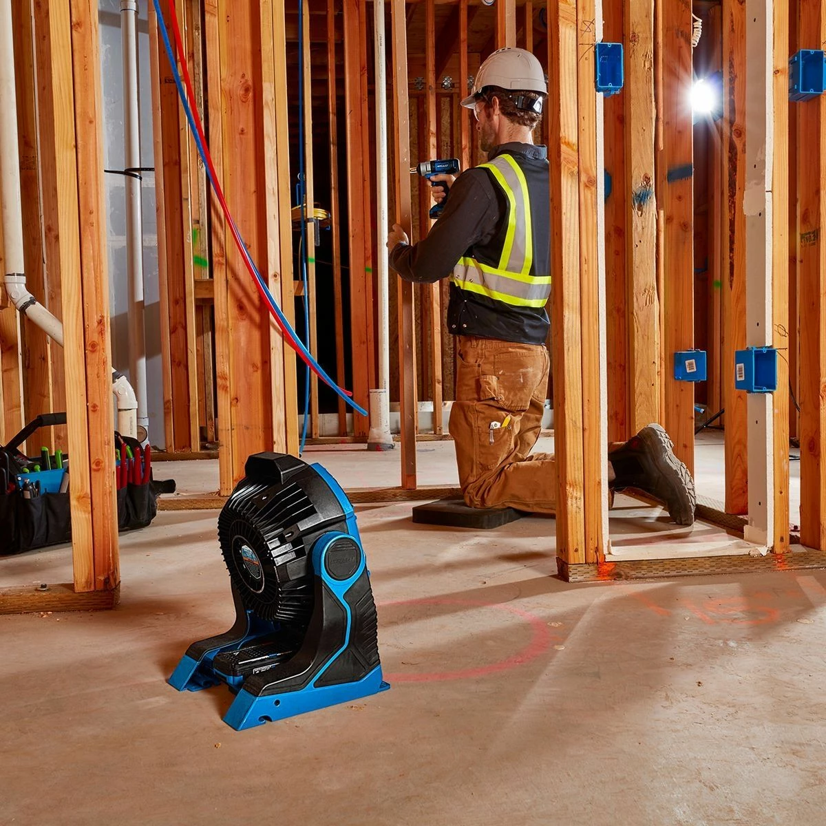 Outlet ✔️ Budget 🔥 HERCULES 20V/120V Cordless Dual Power Jobsite Fan - Tool Only 👏 😍 14 Outlet ✔️ Budget 🔥 HERCULES 20V/120V Cordless Dual Power Jobsite Fan - Tool Only 👏 😍 - Image 12