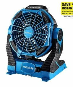 Outlet ✔️ Budget 🔥 HERCULES 20V/120V Cordless Dual Power Jobsite Fan - Tool Only 👏 😍 16 Outlet ✔️ Budget 🔥 HERCULES 20V/120V Cordless Dual Power Jobsite Fan - Tool Only 👏 😍 -Hercules Sales Store 57275 W21