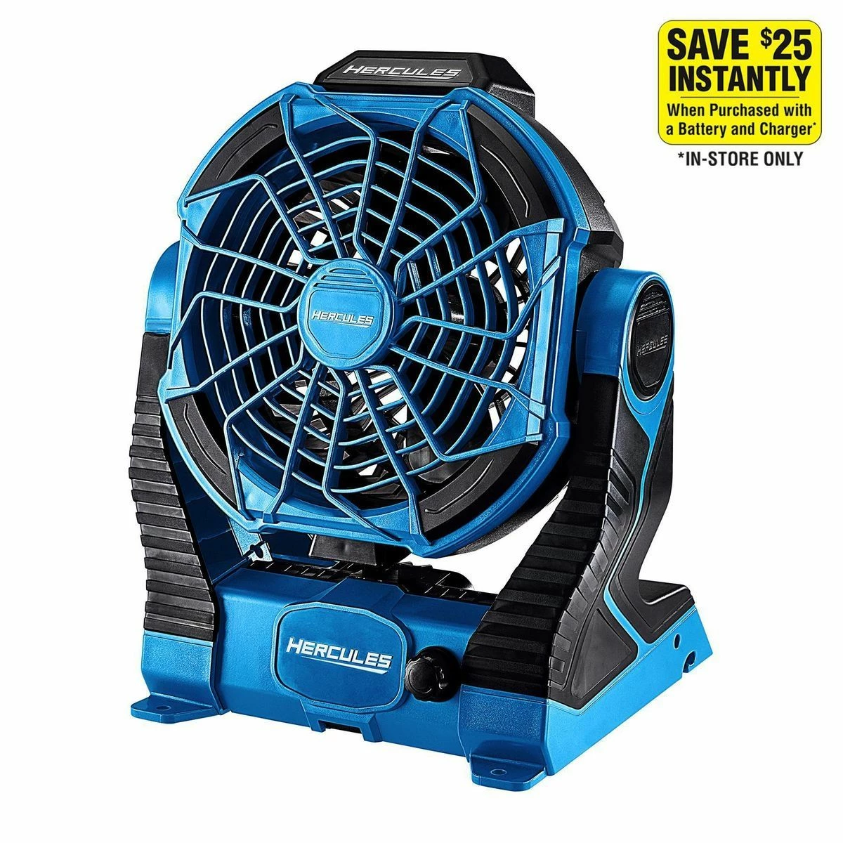 Outlet ✔️ Budget 🔥 HERCULES 20V/120V Cordless Dual Power Jobsite Fan - Tool Only 👏 😍 5 Outlet ✔️ Budget 🔥 HERCULES 20V/120V Cordless Dual Power Jobsite Fan - Tool Only 👏 😍 - Image 3