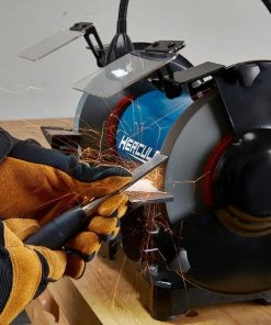 Discount ⭐ Best Pirce 🥰 HERCULES 8 in. Variable Speed Bench Grinder with LED Worklight 🎁 😀 -Hercules Sales Store 57285 W12