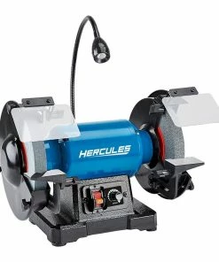 Discount ⭐ Best Pirce 🥰 HERCULES 8 in. Variable Speed Bench Grinder with LED Worklight 🎁 😀 -Hercules Sales Store 57285 W4