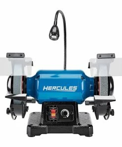Discount ⭐ Best Pirce 🥰 HERCULES 8 in. Variable Speed Bench Grinder with LED Worklight 🎁 😀 -Hercules Sales Store 57285 W9