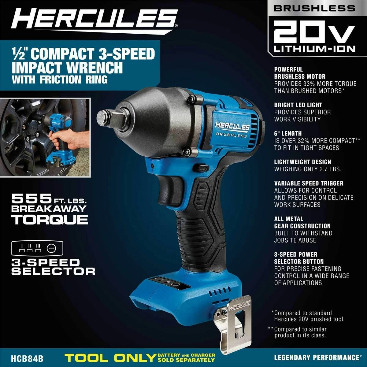 Coupon ๐ Flash Sale ๐ HERCULES 20V Brushless Cordless 1/2 in. Compact 3-Speed Impact ๐ง ๐ง Wrench โ Tool Only ๐ฅ ๐ 6 Coupon ๐ Flash Sale ๐ HERCULES 20V Brushless Cordless 1/2 in. Compact 3-Speed Impact ๐ง ๐ง Wrench โ Tool Only ๐ฅ ๐ - Image 4