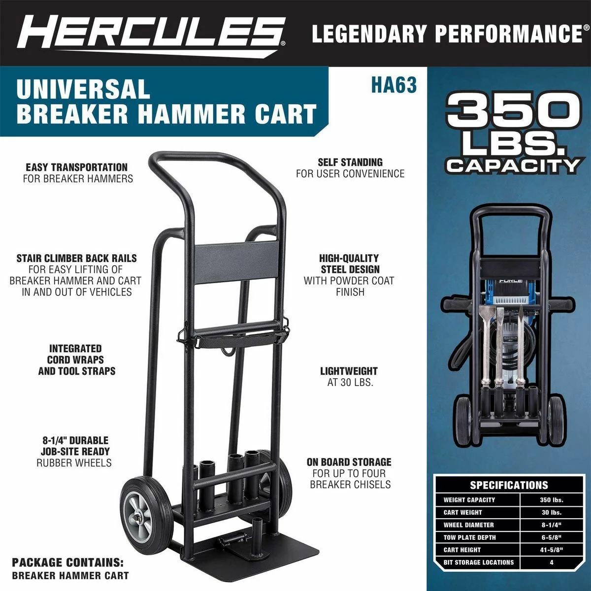 Hot Sale โจ Promo โจ HERCULES 350 lb. Capacity Universal Breaker ๐จ ๐จ Hammer Cart โค๏ธ ๐ 5 Hot Sale โจ Promo โจ HERCULES 350 lb. Capacity Universal Breaker ๐จ ๐จ Hammer Cart โค๏ธ ๐ - Image 4