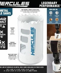 Cheapest 😀 Discount 🔥 HERCULES 7/8 in. Bi-Metal Hole Saw 😉 👏 -Hercules Sales Store 57691 W2SS