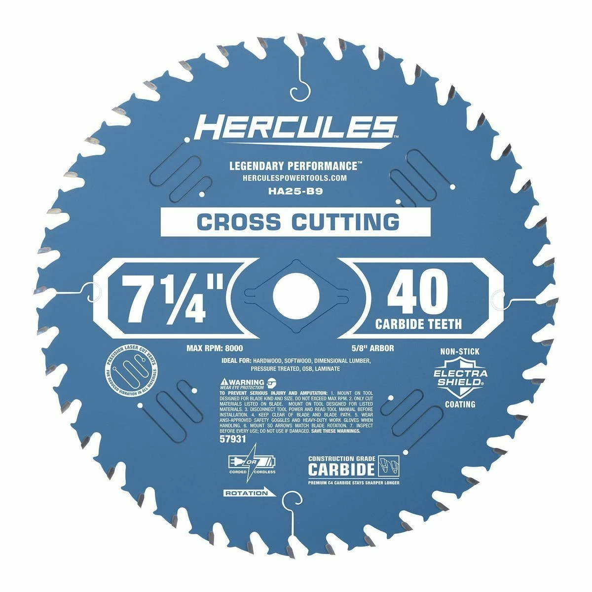 Best deal ๐ Best Sale ๐ HERCULES 7-1/4 in. , 40T Cross Cutting Circular Saw Blade ๐ ๐ฅ 4 Best deal ๐ Best Sale ๐ HERCULES 7-1/4 in. , 40T Cross Cutting Circular Saw Blade ๐ ๐ฅ - Image 2