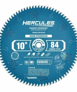 Hot Sale 🛒 New 😉 HERCULES 10 in., 84T Laminate/Plastics/Non-Ferrous Metal Cutting Miter And Table Saw Blade ⌛ 👏