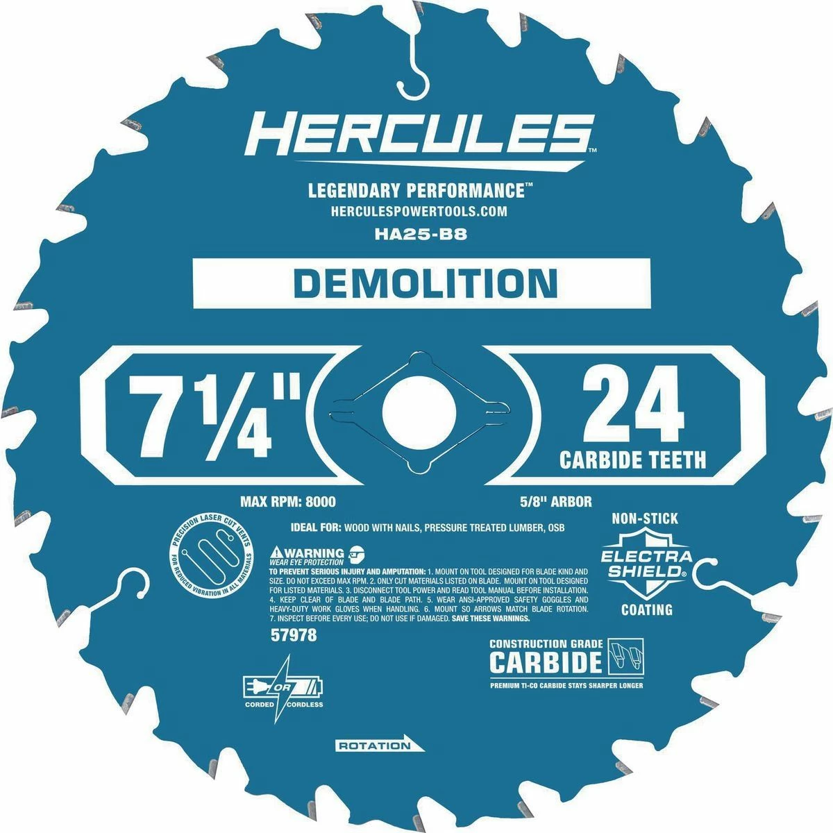 Best deal ๐ Flash Sale ๐งจ HERCULES 7-1/4 in., 24T Demolition Miter and Circular Saw Blade โ๏ธ ๐ 3 Best deal ๐ Flash Sale ๐งจ HERCULES 7-1/4 in., 24T Demolition Miter and Circular Saw Blade โ๏ธ ๐