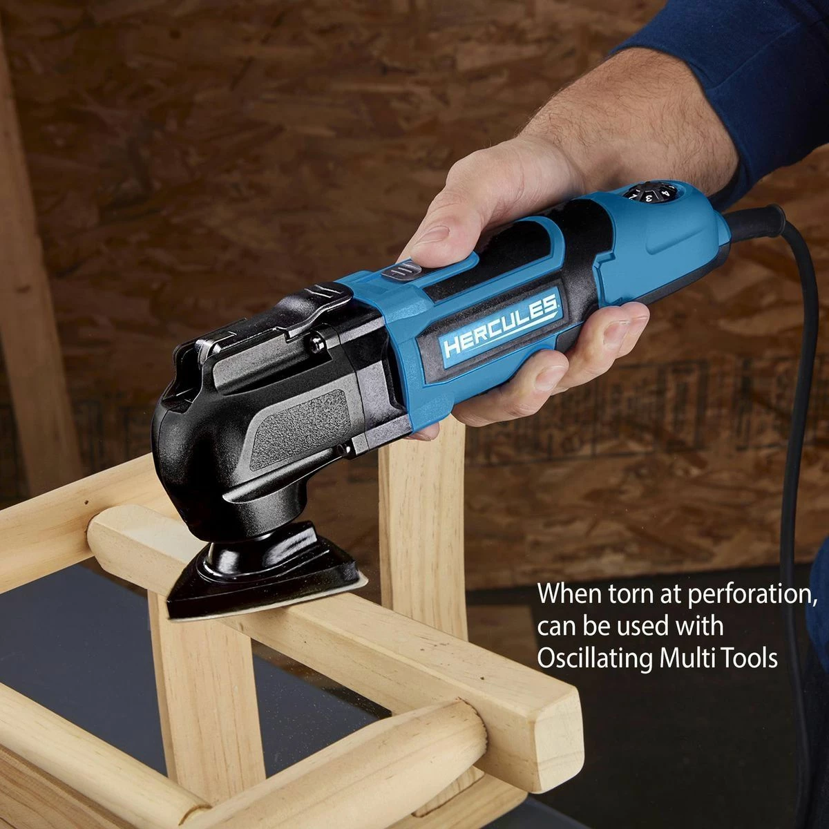 Budget ๐ฅ Outlet ๐ HERCULES 80 Grit Hook and Loop Corner/Detail Sanding Sheets, 5 Pk. ๐ โ 7 Budget ๐ฅ Outlet ๐ HERCULES 80 Grit Hook and Loop Corner/Detail Sanding Sheets, 5 Pk. ๐ โ - Image 5