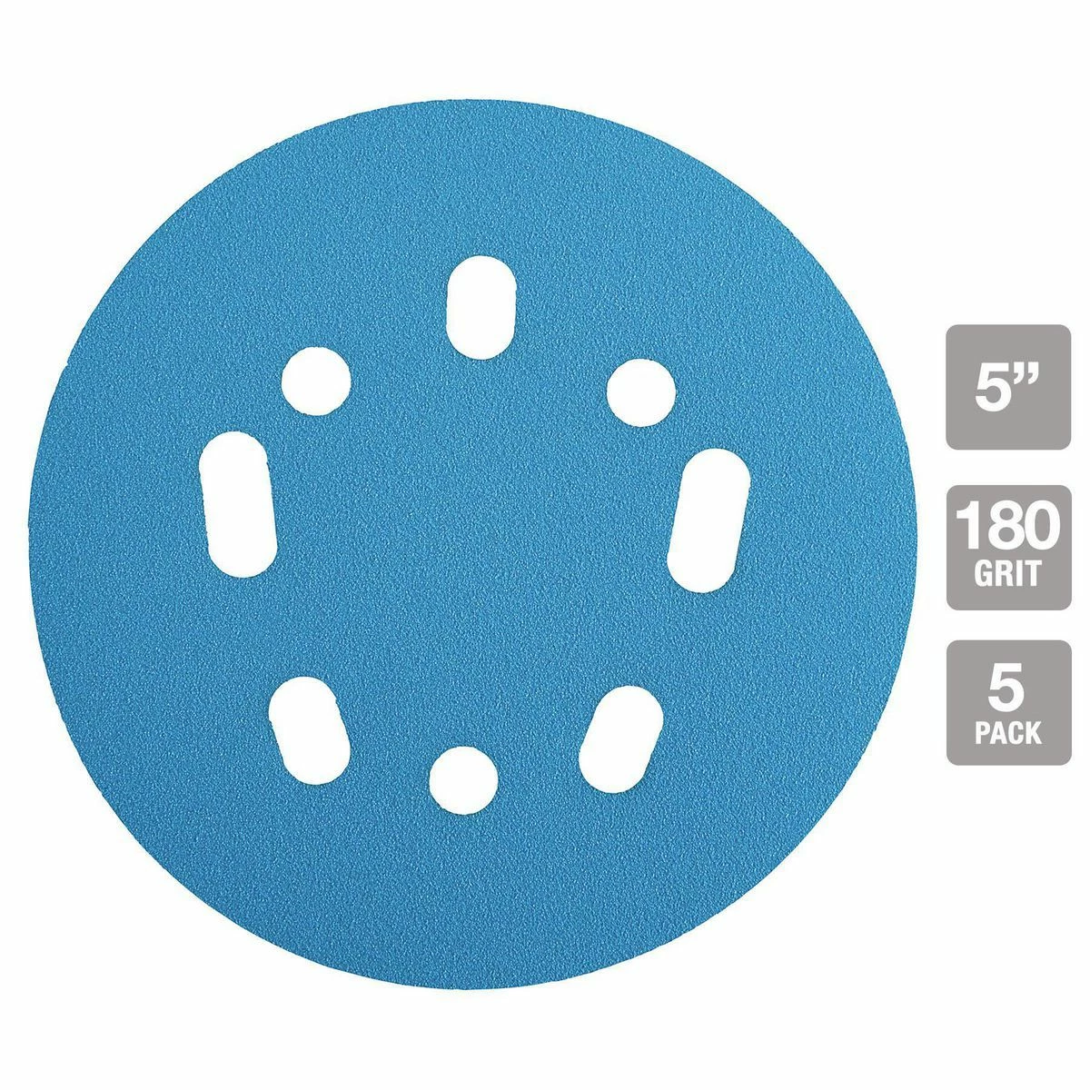 Budget ⭐ Best Pirce 🎁 HERCULES 5 in. 180 Grit Hook and Loop Universal Pattern Sanding Disc, 5 Pk. ⭐ 🥰 4 Budget ⭐ Best Pirce 🎁 HERCULES 5 in. 180 Grit Hook and Loop Universal Pattern Sanding Disc, 5 Pk. ⭐ 🥰 - Image 2
