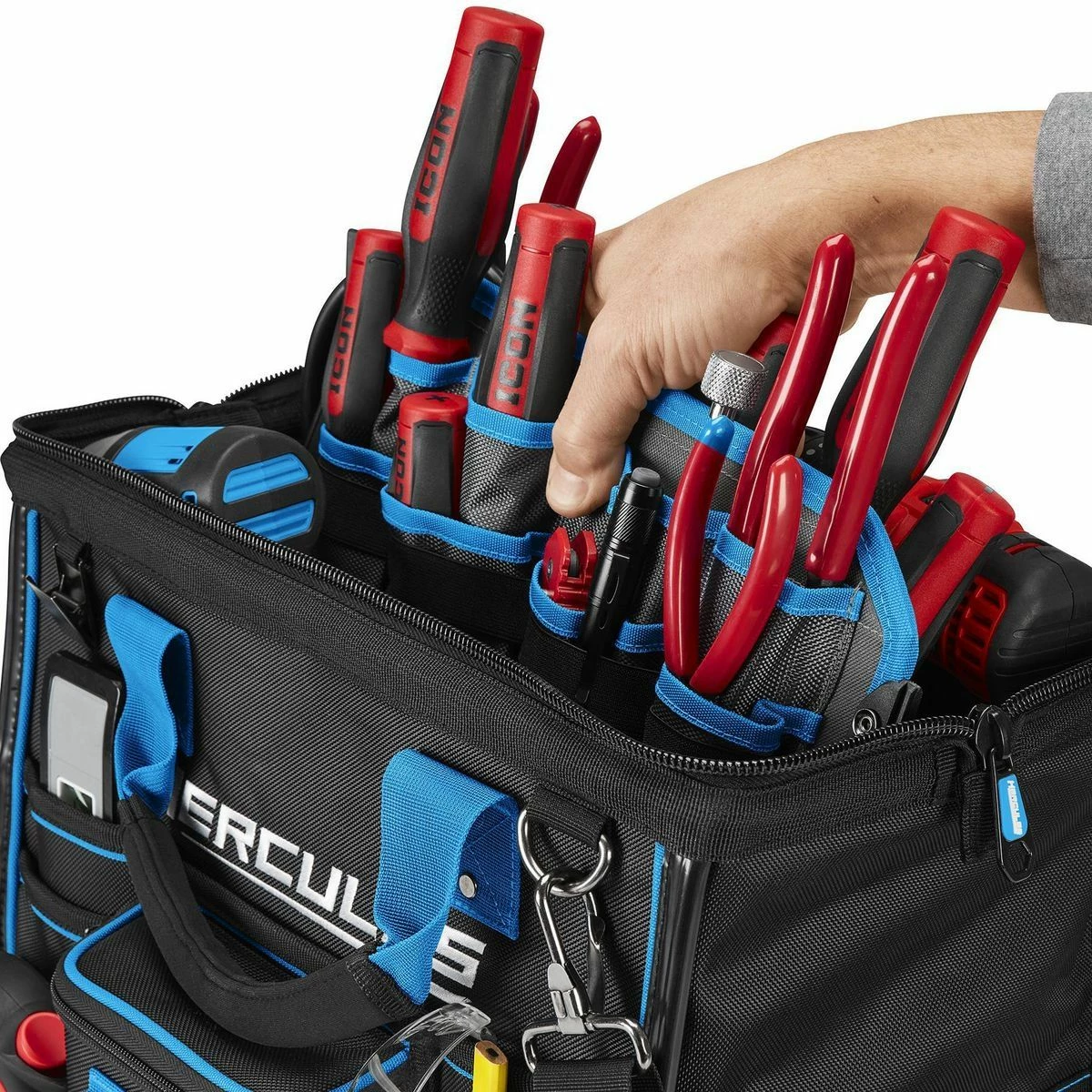 Best Pirce ๐ New โจ HERCULES 16 in. Large Mouth Tool Bag ๐ ๐งจ 12 Best Pirce ๐ New โจ HERCULES 16 in. Large Mouth Tool Bag ๐ ๐งจ - Image 11