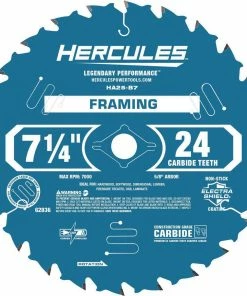 Brand new ๐ Cheapest โญ HERCULES 7-1/4 in., 24T Framing Circular Saw Blade ๐ โจ