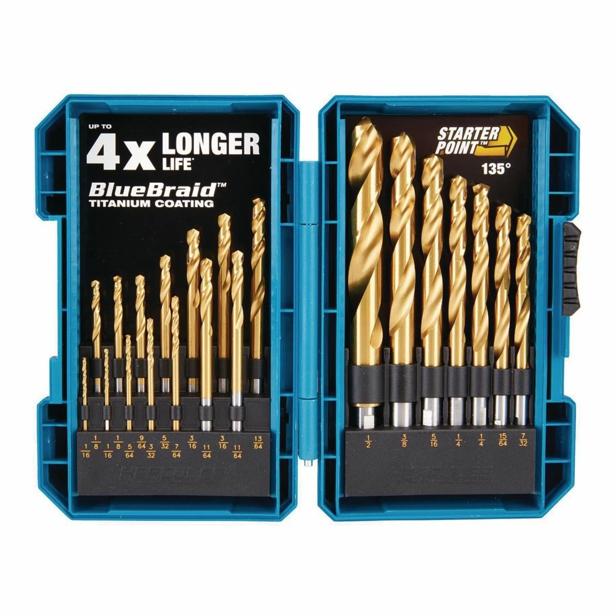 Brand new โค๏ธ Flash Sale ๐ HERCULES Hercules Titanium Drill Bit Set, 21 Piece ๐ ๐ 4 Brand new โค๏ธ Flash Sale ๐ HERCULES Hercules Titanium Drill Bit Set, 21 Piece ๐ ๐ - Image 2