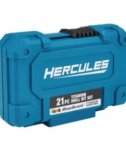 Brand new โค๏ธ Flash Sale ๐ HERCULES Hercules Titanium Drill Bit Set, 21 Piece ๐ ๐ 10 Brand new โค๏ธ Flash Sale ๐ HERCULES Hercules Titanium Drill Bit Set, 21 Piece ๐ ๐ -Hercules Sales Store 63384 W4
