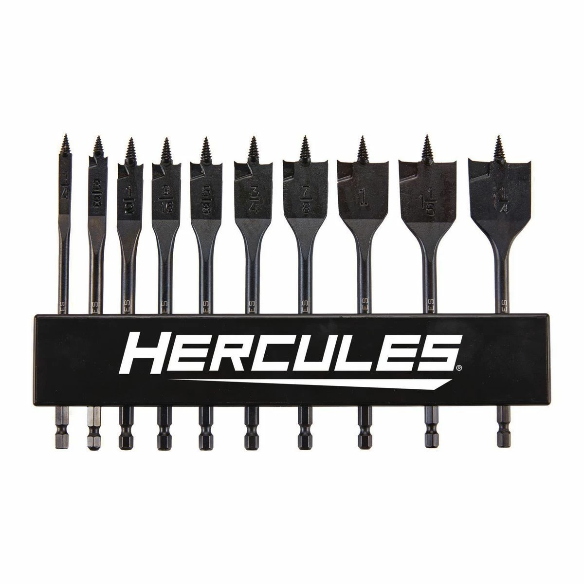 Hot Sale ❤️ Wholesale 💯 HERCULES Spade Bit Set, 10 Piece 😀 😉 4 Hot Sale ❤️ Wholesale 💯 HERCULES Spade Bit Set, 10 Piece 😀 😉 - Image 2