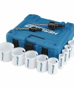 Budget 👏 Cheapest 🛒 HERCULES General Purpose Bi-Metal Hole Saw Set, 13 Pc. 🔔 ⭐ -Hercules Sales Store 63761 W5