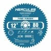 New 💯 Coupon 😀 HERCULES 12 in., 80T Fine Finish Miter Saw Blade 🔥 👏 -Hercules Sales Store 63802 I