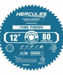New 💯 Coupon 😀 HERCULES 12 in., 80T Fine Finish Miter Saw Blade 🔥 👏