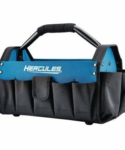 New ๐ Discount ๐ฅ HERCULES 17 in. Tool Tote with 19 Pockets ๐ ๐