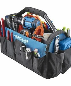 New 🌟 Discount 🔥 HERCULES 17 in. Tool Tote with 19 Pockets 🎁 👍 -Hercules Sales Store 64659 W10