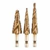Best reviews of 🥰 Buy ⭐ HERCULES Cobalt Steel Step Drill Bit Set, 3 Pc. 🌟 😉 -Hercules Sales Store 64672 I