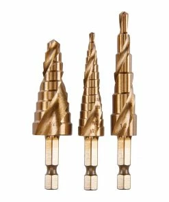 Best reviews of ๐ฅฐ Buy โญ HERCULES Cobalt Steel Step Drill Bit Set, 3 Pc. ๐ ๐