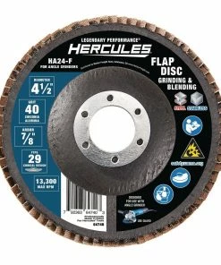 Best Pirce ๐ Promo ๐ HERCULES 4-1/2 in. 40 Grit Zirconia Type 29 Flap Disc ๐ ๐