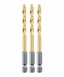 Cheap 🔥 Buy 🌟 HERCULES 3/16 in. Impact Rated Hex Shank Titanium Drill Bit Set, 3 Piece 🥰 🌟