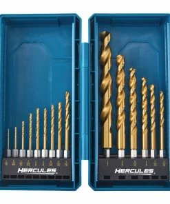 Deals 🔔 Budget 🎉 HERCULES Impact Rated Hex Shank Titanium Drill Bit Set 15 Piece 😀 ✨