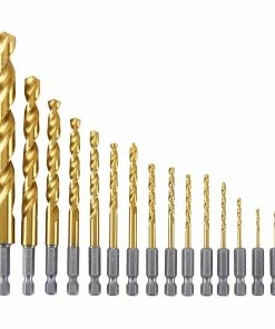 Deals ๐ Budget ๐ HERCULES Impact Rated Hex Shank Titanium Drill Bit Set 15 Piece ๐ โจ 9 Deals ๐ Budget ๐ HERCULES Impact Rated Hex Shank Titanium Drill Bit Set 15 Piece ๐ โจ -Hercules Sales Store 64897 W4