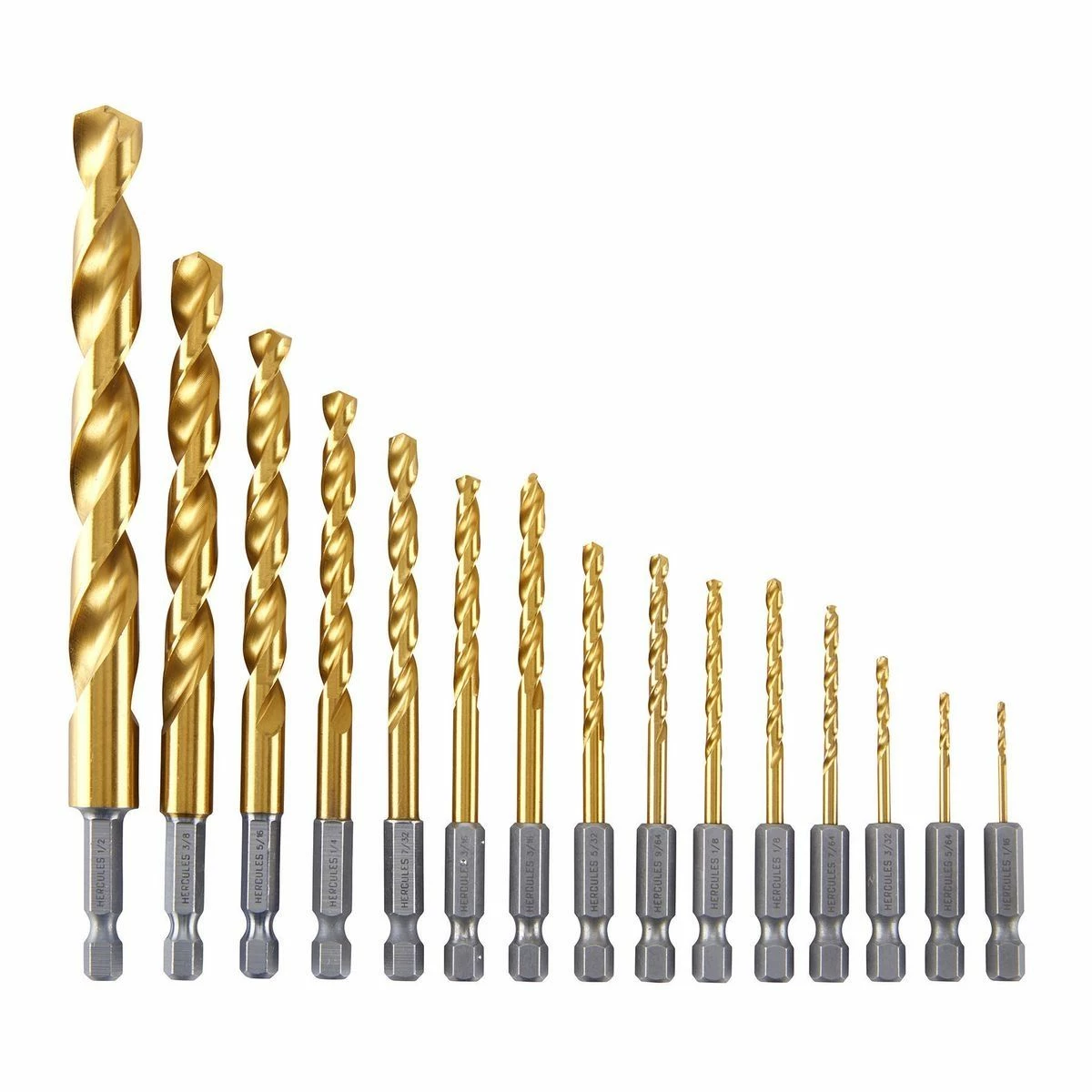 Deals ๐ Budget ๐ HERCULES Impact Rated Hex Shank Titanium Drill Bit Set 15 Piece ๐ โจ 5 Deals ๐ Budget ๐ HERCULES Impact Rated Hex Shank Titanium Drill Bit Set 15 Piece ๐ โจ - Image 3