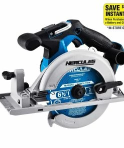 Hot Sale 🔔 Flash Sale ⌛ HERCULES 20V Cordless 6-1/2 in. Circular Saw - Tool Only 🎁 🛒
