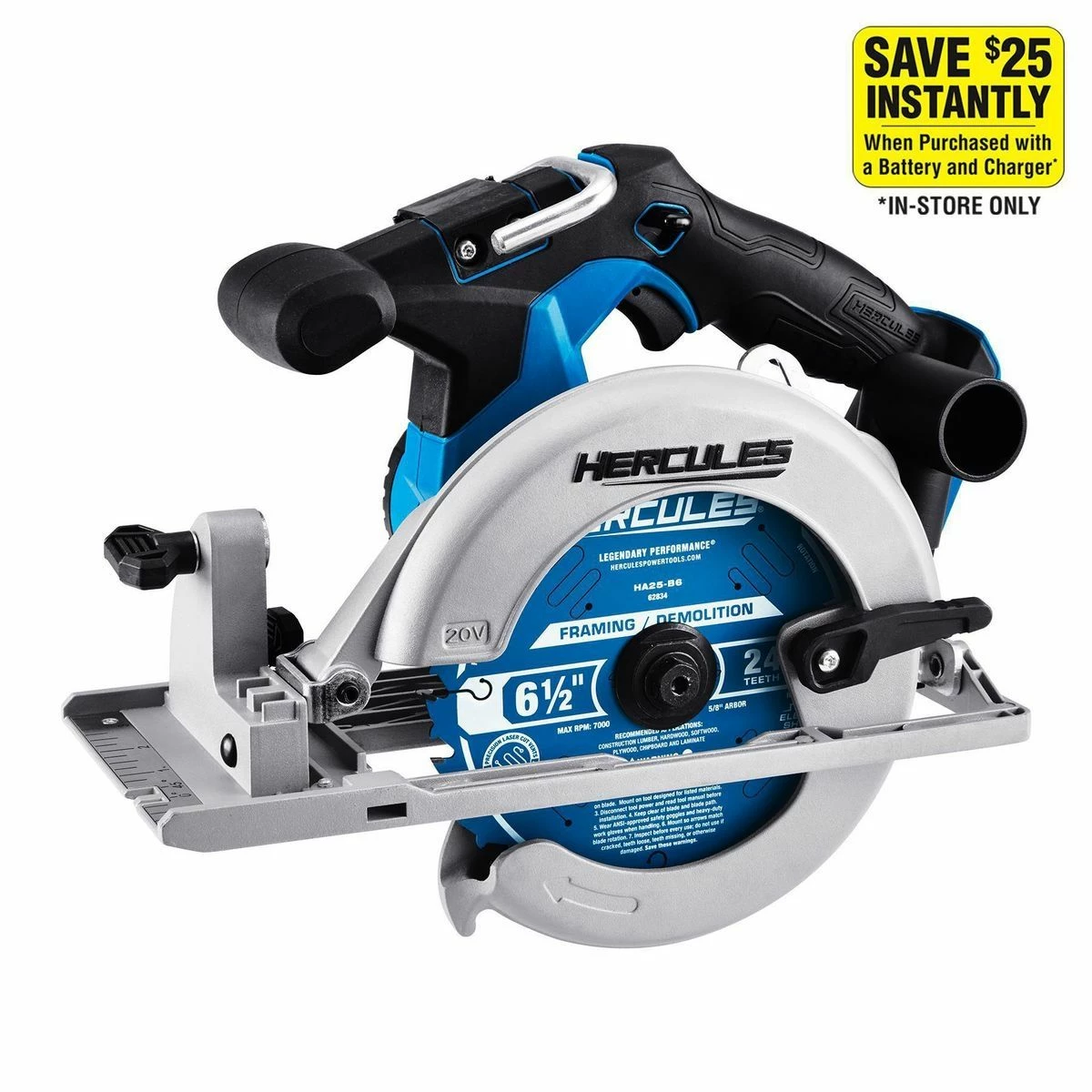 Hot Sale 🔔 Flash Sale ⌛ HERCULES 20V Cordless 6-1/2 in. Circular Saw - Tool Only 🎁 🛒 3 Hot Sale 🔔 Flash Sale ⌛ HERCULES 20V Cordless 6-1/2 in. Circular Saw - Tool Only 🎁 🛒